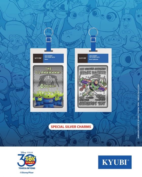 Kyubi 盲盒系列 -  Disney迪士尼 金屬收藏卡掛飾系列 6 反斗奇兵 30周年