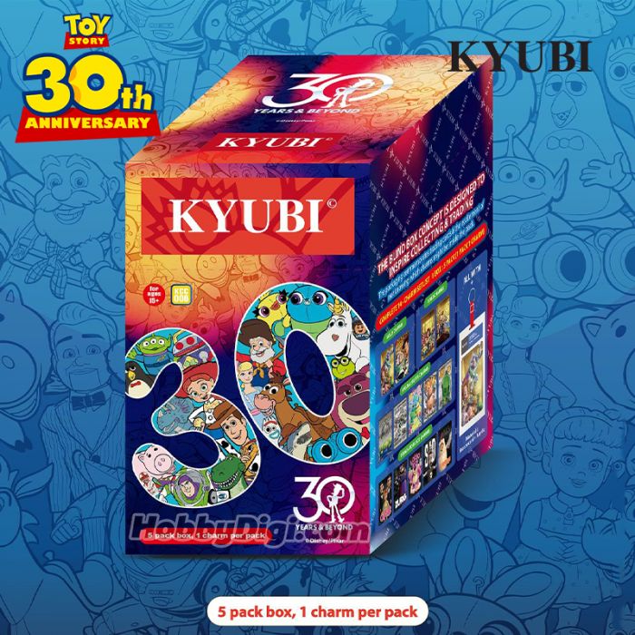 Kyubi 盲盒系列 -  Disney迪士尼 金屬收藏卡掛飾系列 6 反斗奇兵 30周年