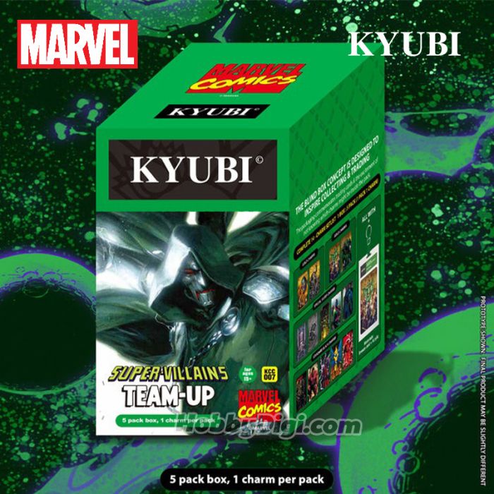 Kyubi 盲盒系列 - Marvel 金屬收藏卡掛飾系列 7 超級惡人