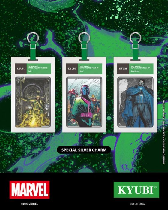 Kyubi 盲盒系列 - Marvel 金屬收藏卡掛飾系列 7 超級惡人