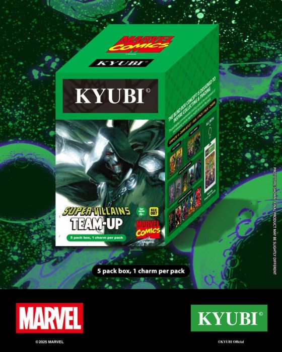 Kyubi 盲盒系列 - Marvel 金屬收藏卡掛飾系列 7 超級惡人