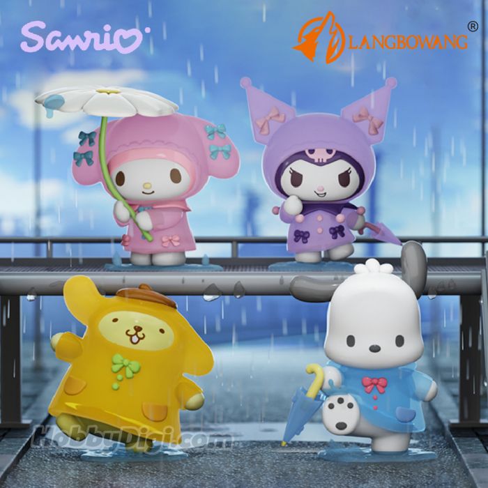 Langbowang 盲盒手辦 - Sanrio 下雨天系列