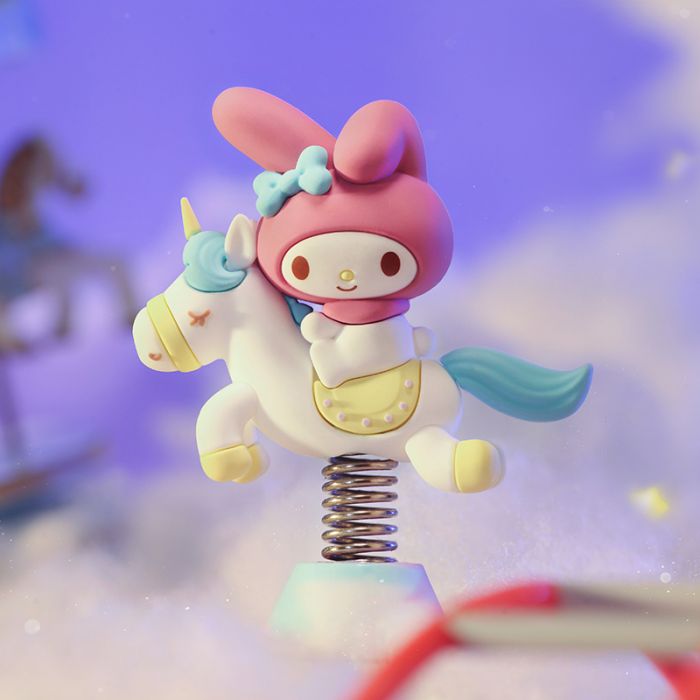Langbowang 手辦系列 - Sanrio characters 旋轉木馬系列擺件