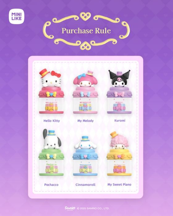 Mini Like 盲盒手辦 - Sanrio 驚喜魔術罐系列