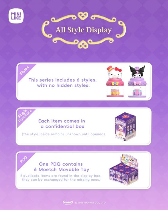 Mini Like 盲盒手辦 - Sanrio 驚喜魔術罐系列