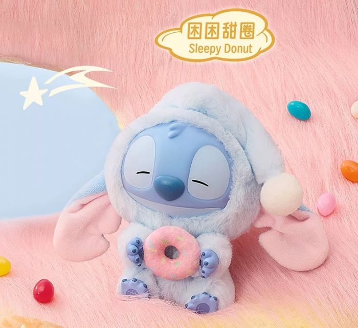 MINISO 名創優品盲盒手辦 - 迪士尼 史迪仔 再困也要吃一口系列