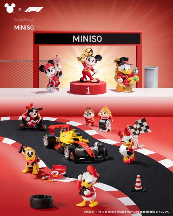 MINISO 名創優品盲盒手辦 - 迪士尼 X Formula 1 一級方程式賽車系列