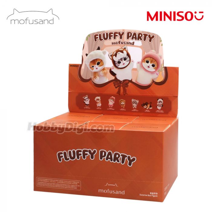 MINISO 名創優品盲盒手辦 - Mofusand 毛茸茸派對系列