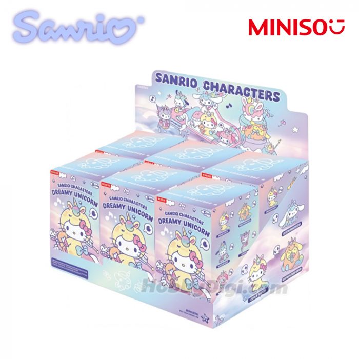 MINISO 名創優品盲盒手辦 - Sanrio 夢幻獨角獸毛絨吊飾系列