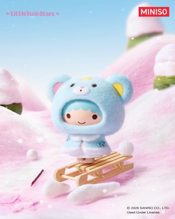 MINISO 名創優品盲盒手辦 - Sanrio 小斗篷植絨系列