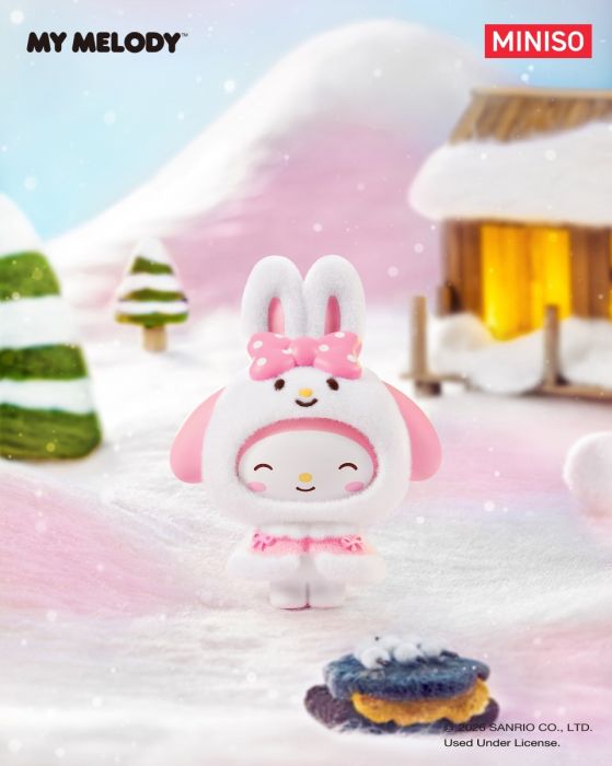 MINISO 名創優品盲盒手辦 - Sanrio 小斗篷植絨系列