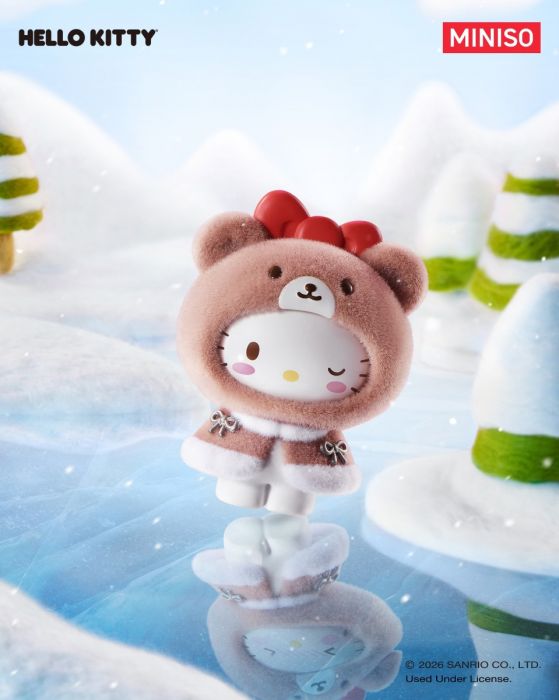 MINISO 名創優品盲盒手辦 - Sanrio 小斗篷植絨系列