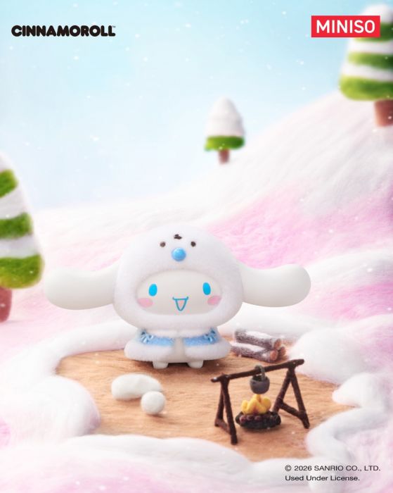 MINISO 名創優品盲盒手辦 - Sanrio 小斗篷植絨系列