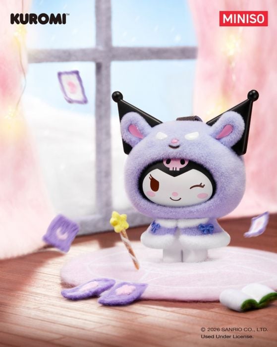 MINISO 名創優品盲盒手辦 - Sanrio 小斗篷植絨系列