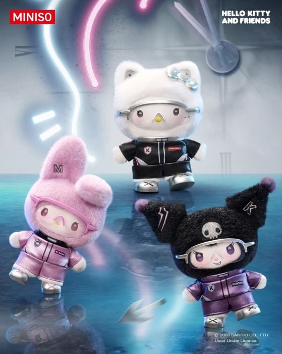 MINISO 名創優品盲盒手辦 - Sanrio Hello Kitty and Friends賽車俱樂部系列
