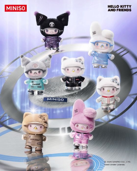 MINISO 名創優品盲盒手辦 - Sanrio Hello Kitty and Friends賽車俱樂部系列