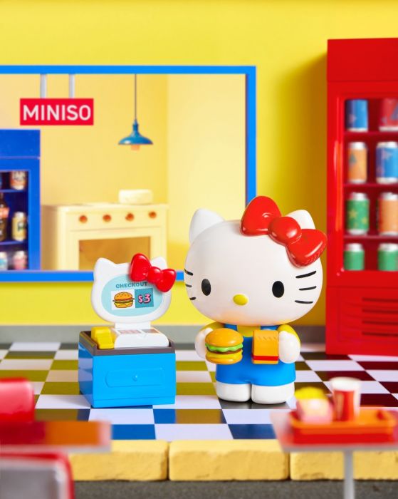 MINISO 名創優品盲盒手辦 - Sanrio Hello Kitty 復古餐廳系列