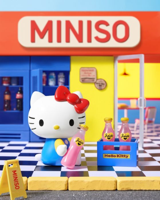 MINISO 名創優品盲盒手辦 - Sanrio Hello Kitty 復古餐廳系列