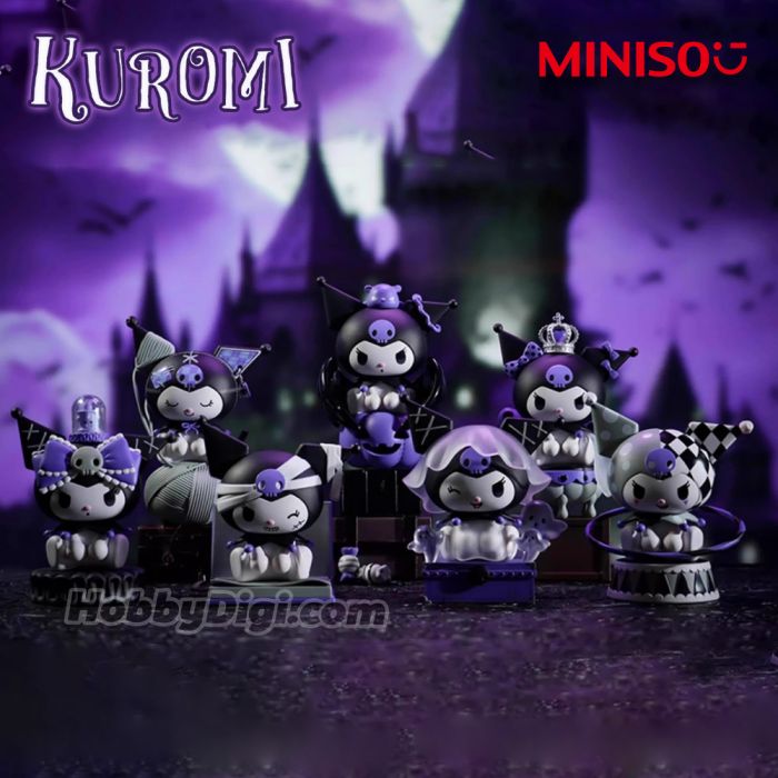 MINISO 名創優品盲盒手辦 - Sanrio Kuromi 暗夜物語系列