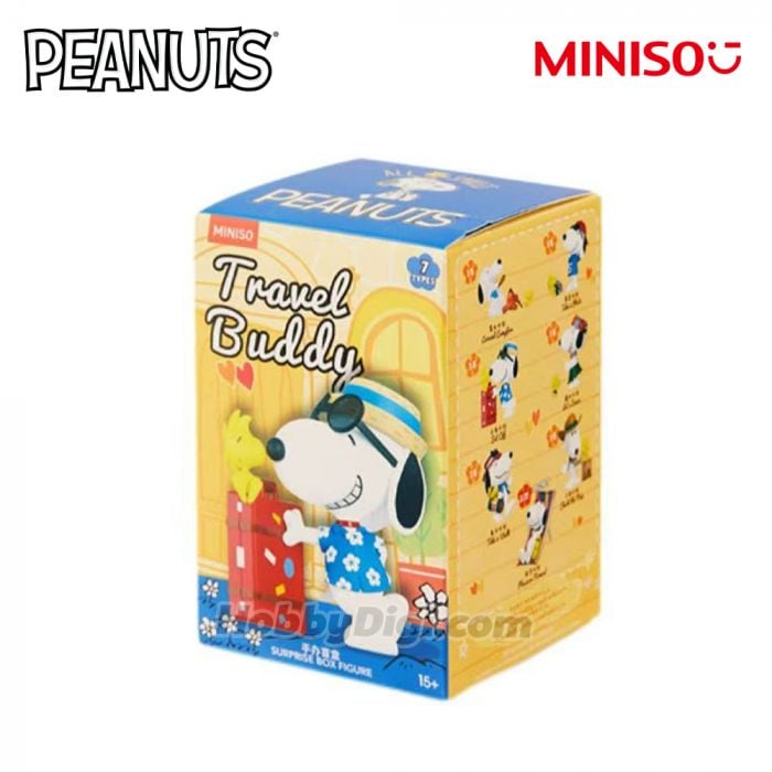MINISO 名創優品盲盒手辦 - 史努比 旅途拍檔系列