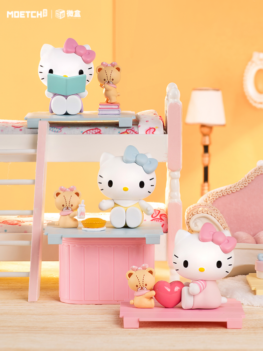 Moetch 盲盒手辦 - Sanrio Hello Kitty 甜心玩伴系列