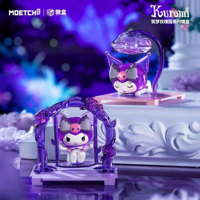 Moetch 盲盒手辦 - Sanrio Kuromi 築夢玫瑰園系列