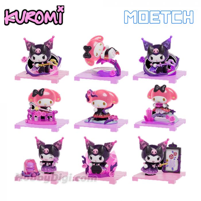 Moetch 盲盒手辦 - Sanrio My Melody & Kuromi 花蔓秘境系列