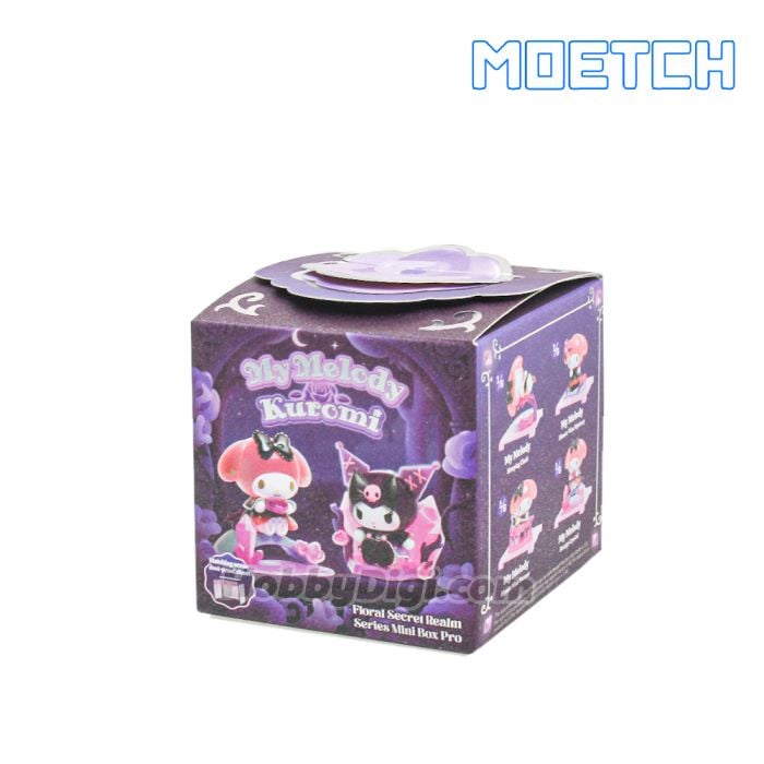 Moetch 盲盒手辦 - Sanrio My Melody & Kuromi 花蔓秘境系列