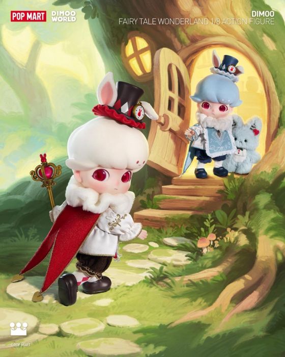Pop Mart 泡泡瑪特 1/8可動公仔 - Dimoo 童話奇境系列 (原盒1款)
