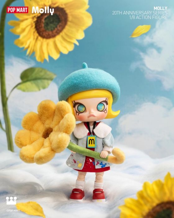 Pop Mart 泡泡瑪特 1/8可動公仔 - Molly 沿途風景 20週年系列