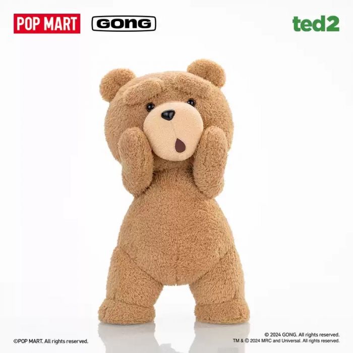 Pop Mart 泡泡瑪特 可動人偶系列 - Ted2 泰迪熊可動毛絨公仔