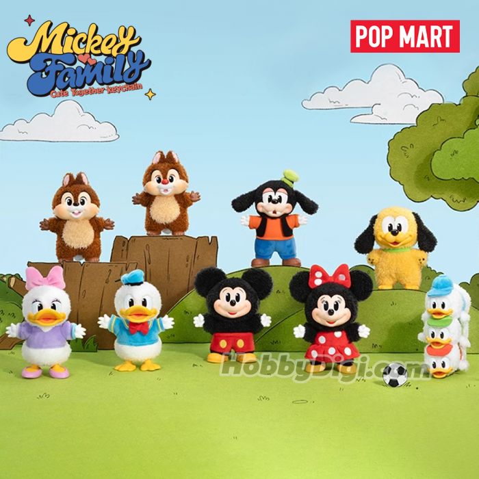 Pop Mart 泡泡瑪特盲盒毛絨掛件 - 迪士尼米奇家族萌在一起系列