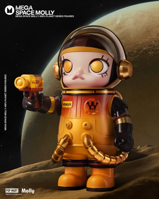 Pop Mart 泡泡瑪特 Mega 珍藏系列 - 400% Maga Space Molly 星球系列
