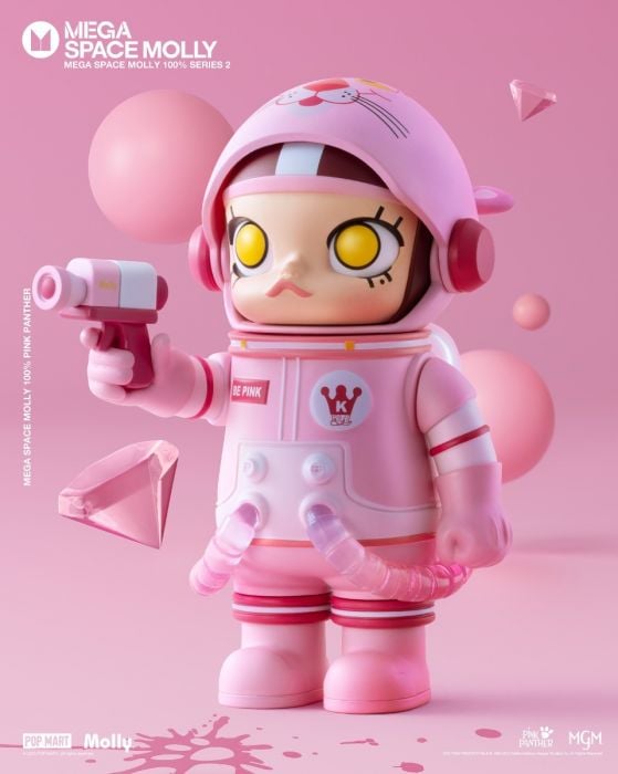 Pop Mart 泡泡瑪特盲盒手辦 - MEGA SPACE MOLLY 100% 周年系列 2-A