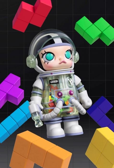 Pop Mart 泡泡瑪特盲盒手辦 - MEGA Space Molly 100% 周年系列 3