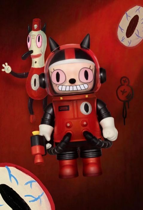 Pop Mart 泡泡瑪特盲盒手辦 - MEGA Space Molly 100% 周年系列 3