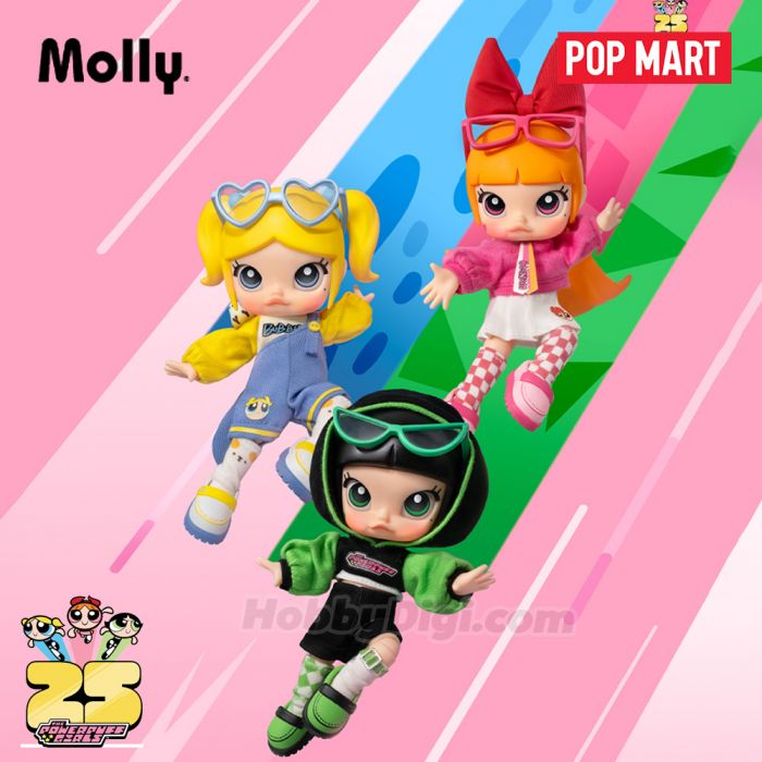 Pop Mart 泡泡瑪特盲盒可動人偶 - MOLLY x 飛天小女警系列