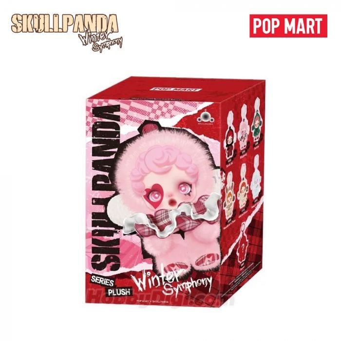 Pop Mart 泡泡瑪特盲盒搪膠毛絨掛件 - Skullpanda 冬季交響曲系列