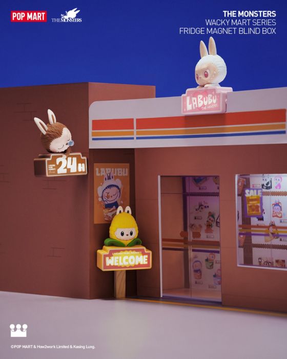 Pop Mart 泡泡瑪特盲盒手辦 - The Monster Labubu 古怪超市磁石貼系列
