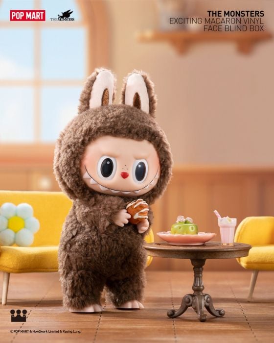 Pop Mart 泡泡瑪特盲盒搪膠毛絨掛件 - The Monsters Labubu 心動馬卡龍系列