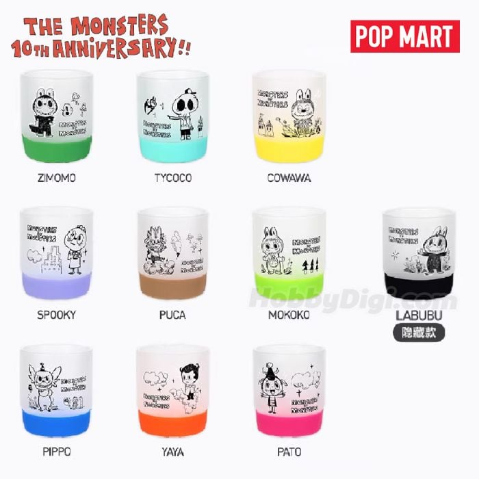 Pop Mart 泡泡瑪特盲盒手辦 - The Monsters Labubu 十週年系列 迷你杯