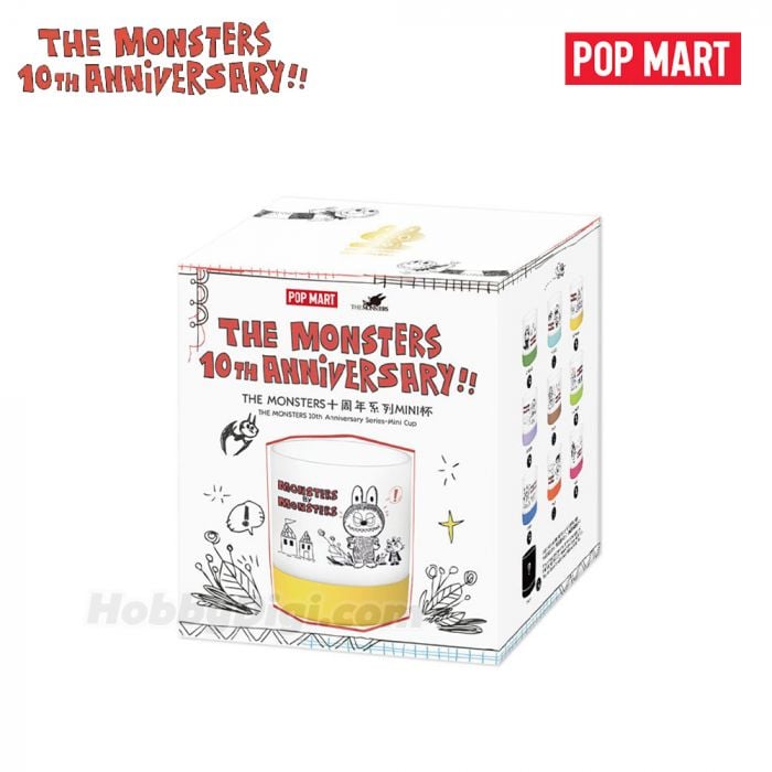 Pop Mart 泡泡瑪特盲盒手辦 - The Monsters Labubu 十週年系列 迷你杯