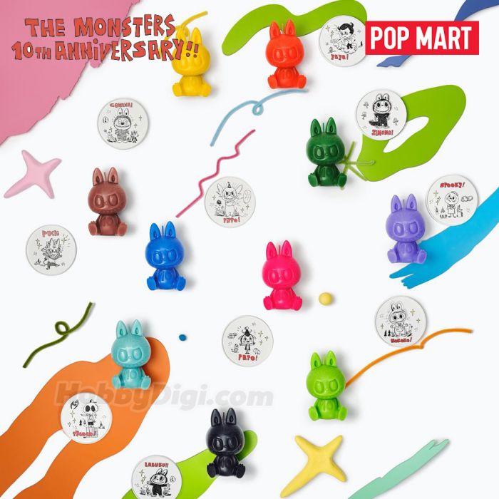 Pop Mart 泡泡瑪特盲盒手辦 - The Monsters Labubu 十週年系列 香薰蠟燭