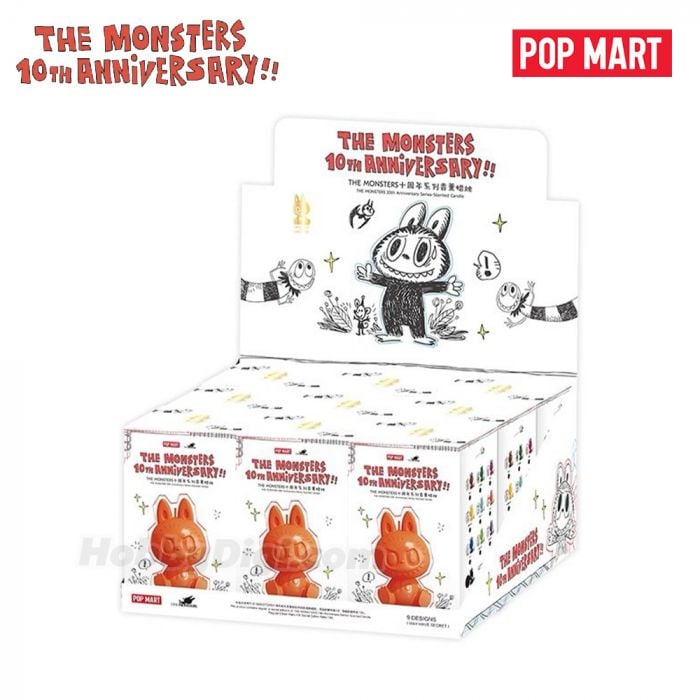 Pop Mart 泡泡瑪特盲盒手辦 - The Monsters Labubu 十週年系列 香薰蠟燭
