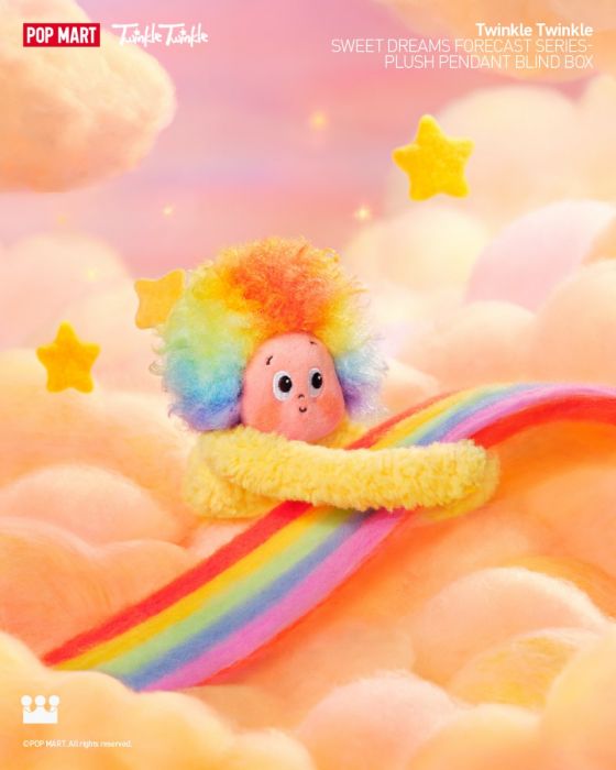 Pop Mart 泡泡瑪特盲盒毛絨掛件 - Twinkle Twinkle 好夢氣象局系列