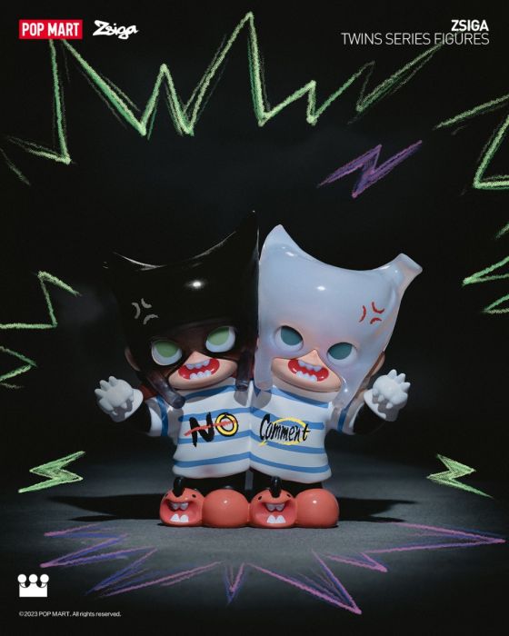 Pop Mart 泡泡瑪特盲盒手辦 - Zsiga 雙子系列