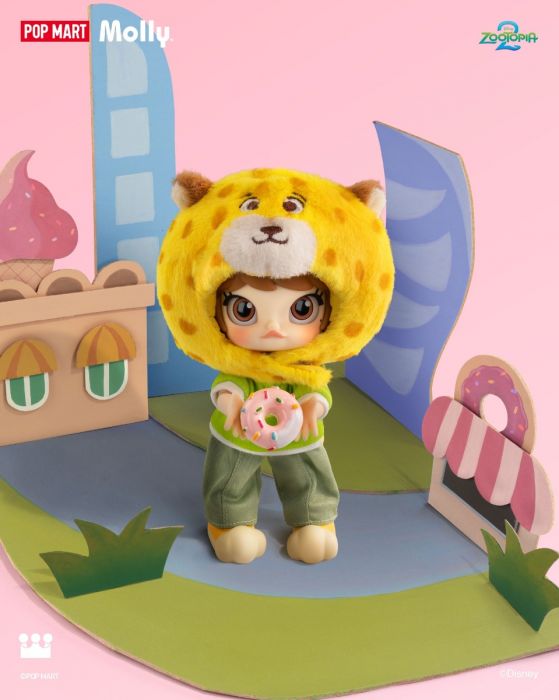 Pop Mart 泡泡瑪特盲盒 1/12可動公仔掛件 - MOLLY × 迪士尼 優獸大都會聯名系列