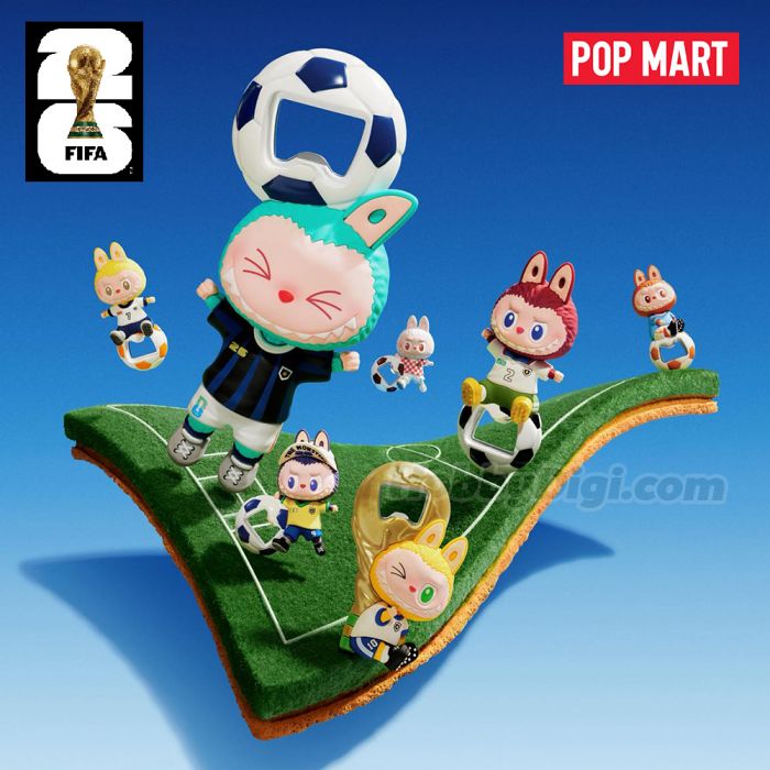 Pop Mart 泡泡瑪特盲盒週邊 - The Monster Labubu X FIFA 開瓶器磁石貼系列