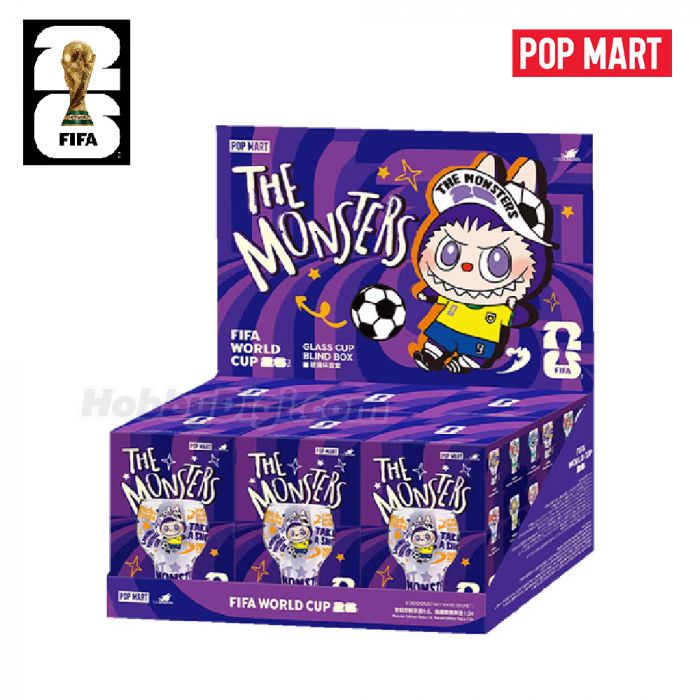 Pop Mart 泡泡瑪特盲盒週邊 - The Monster Labubu X FIFA 玻璃杯系列