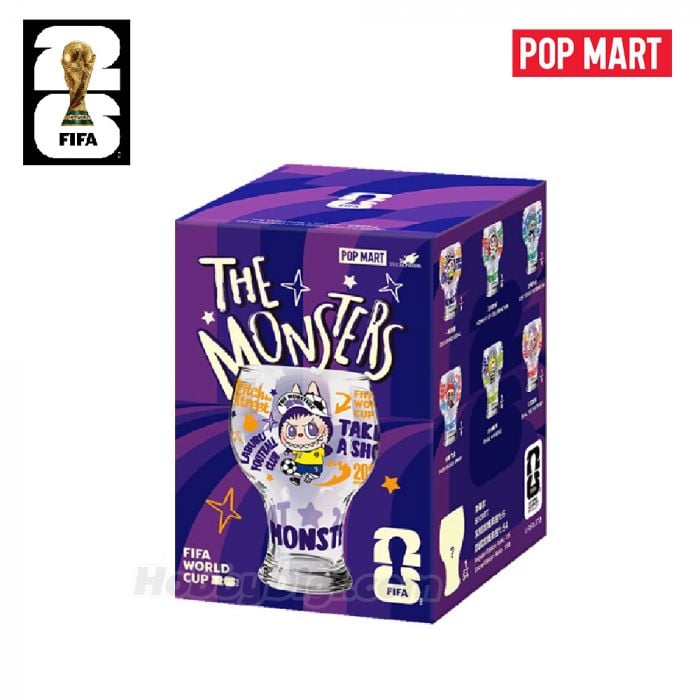 Pop Mart 泡泡瑪特盲盒週邊 - The Monster Labubu X FIFA 玻璃杯系列